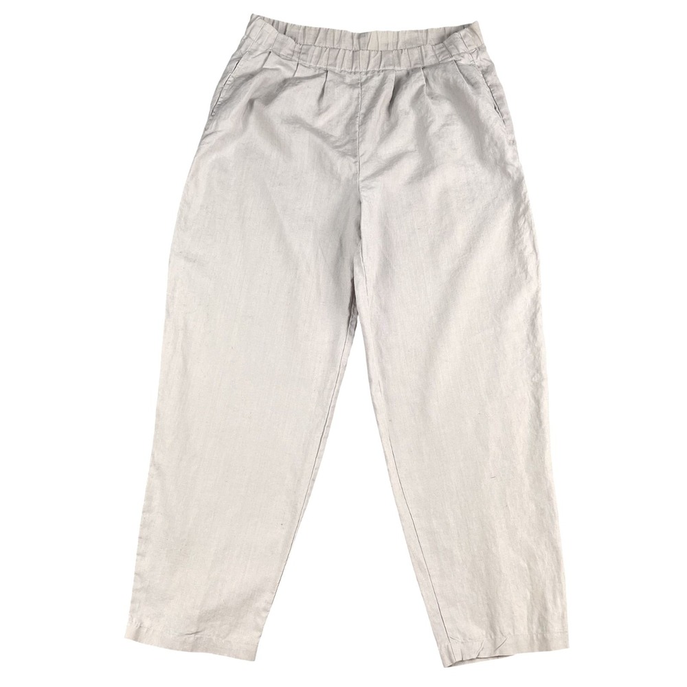 WilliWear Sport Womens 100% Linen Trousers Sz Small